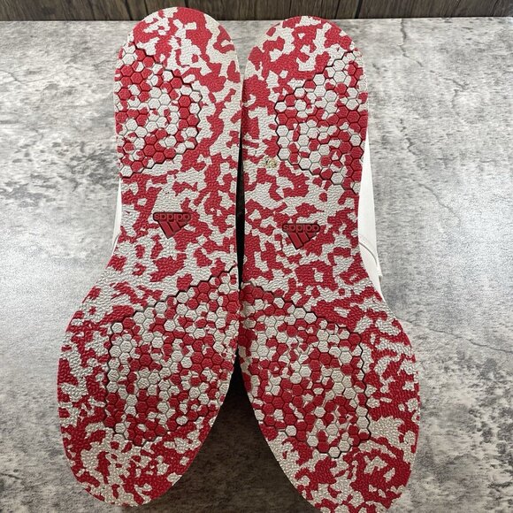 Adidas Powerlift 3.1 Chalk Pearl Men’s 15 Gray Red Shoes Athletic Training Gym - Picture 8 of 10